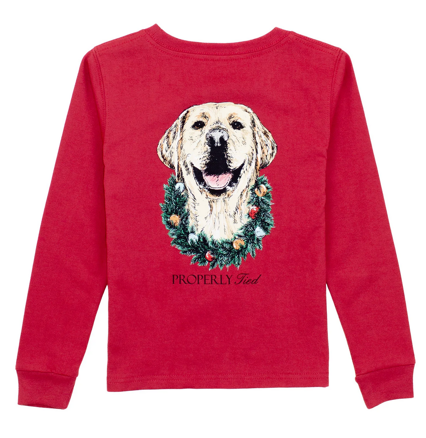 Boys Deck The Paws LS
