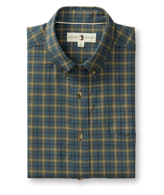 LS Cotton Wool Sport Shirt-Mercer Plaid
