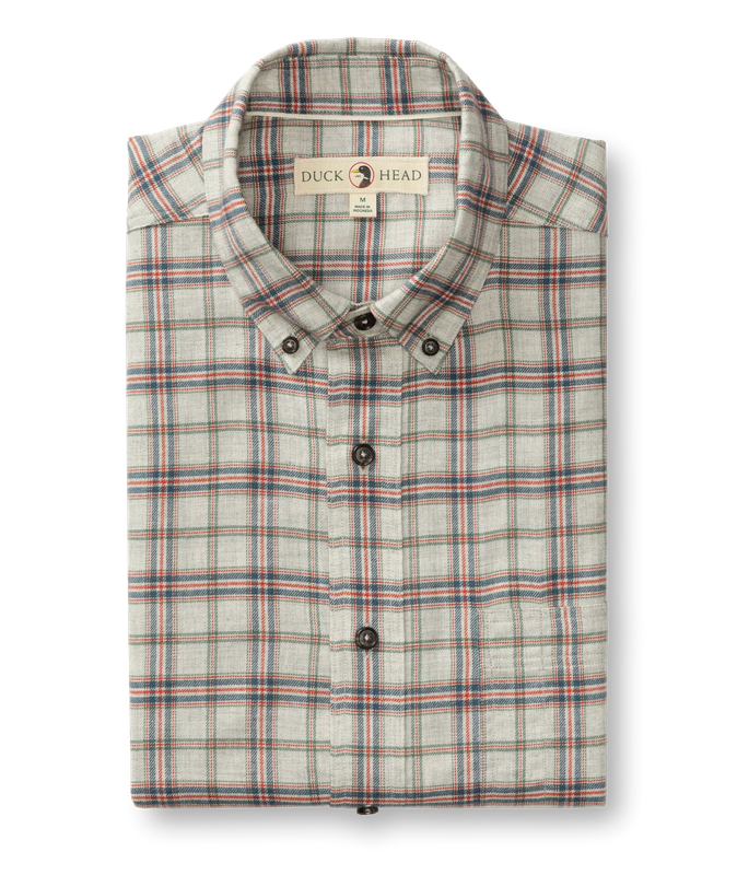 LS Cotton Flannel Sport Shirt- Malcolm Plaid