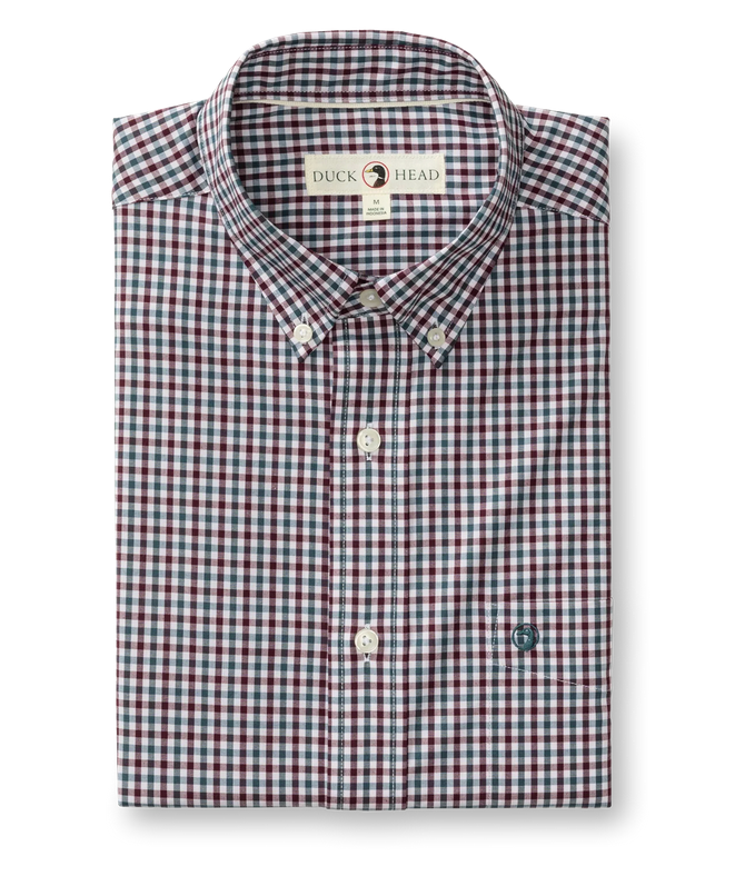 LS Performance Poplin Sport Shirt- Merill Gingham
