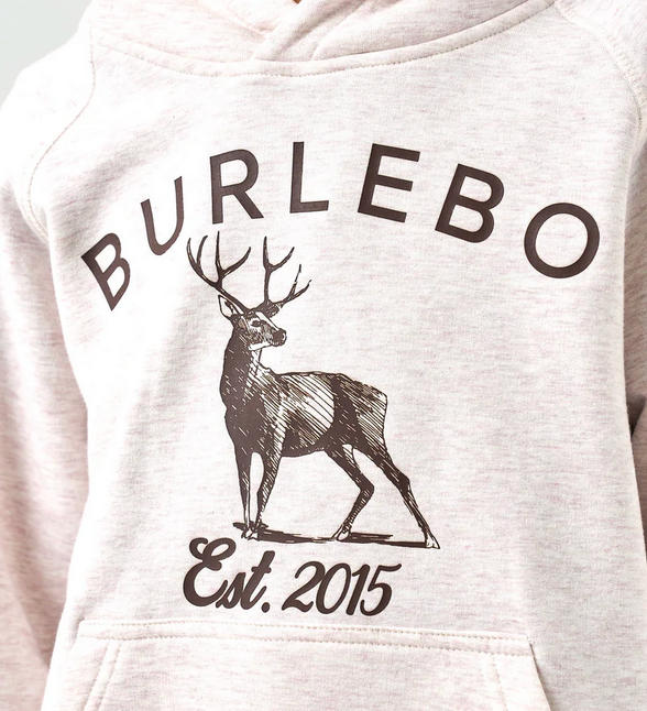 Youth Fleece Hoodie Whitetale Deer