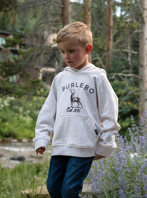 Youth Fleece Hoodie Whitetale Deer