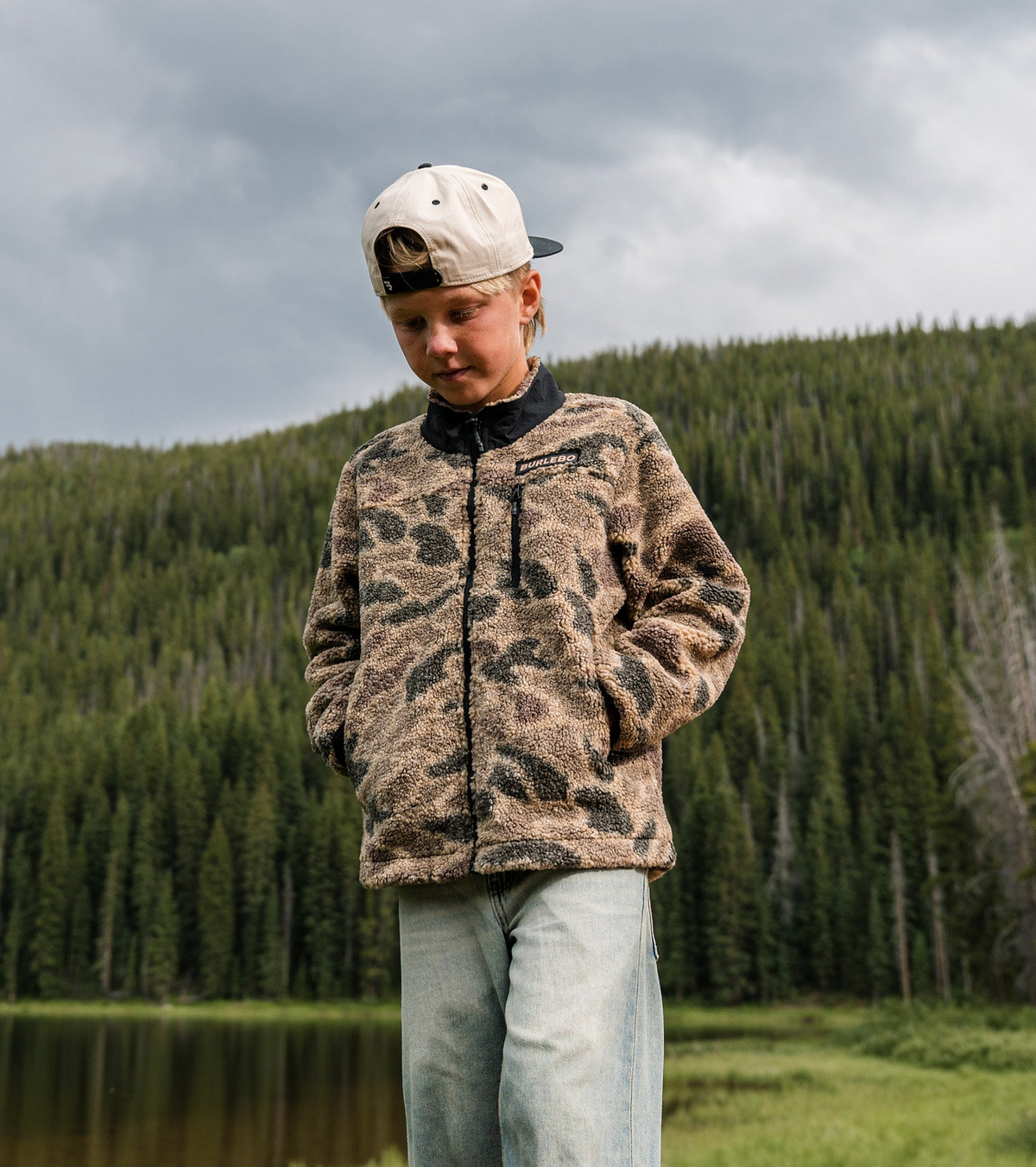 Youth Sherpa Full Zip Jacket