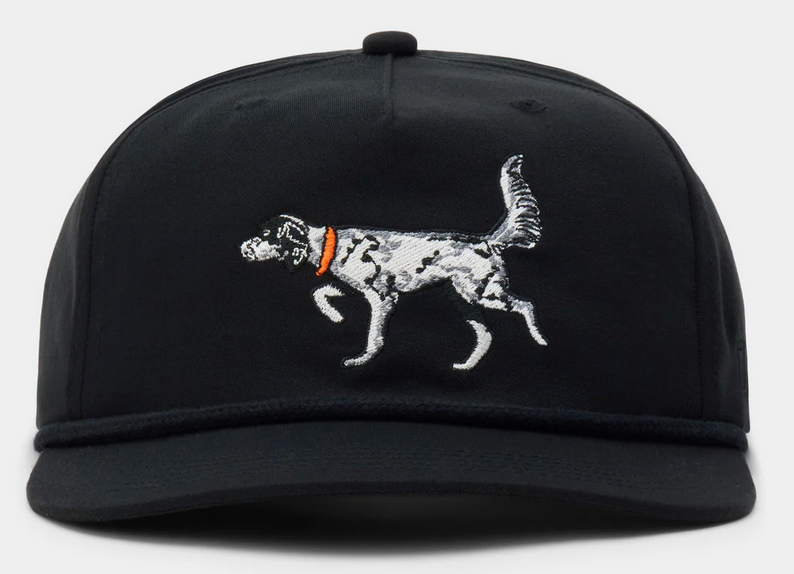 Duck Camp Grandpa Hat- English Setter Black