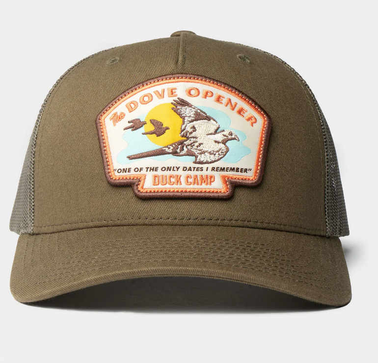 Duck Camp Grandpa Hat- Dove Opener Sage