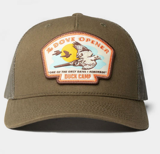 Duck Camp Grandpa Hat- Dove Opener Sage