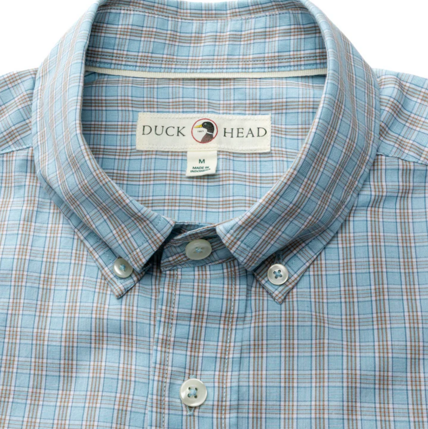 LS Cotton Cashmere Poplin Sport Shirt - Mattox Plaid Lake Blue