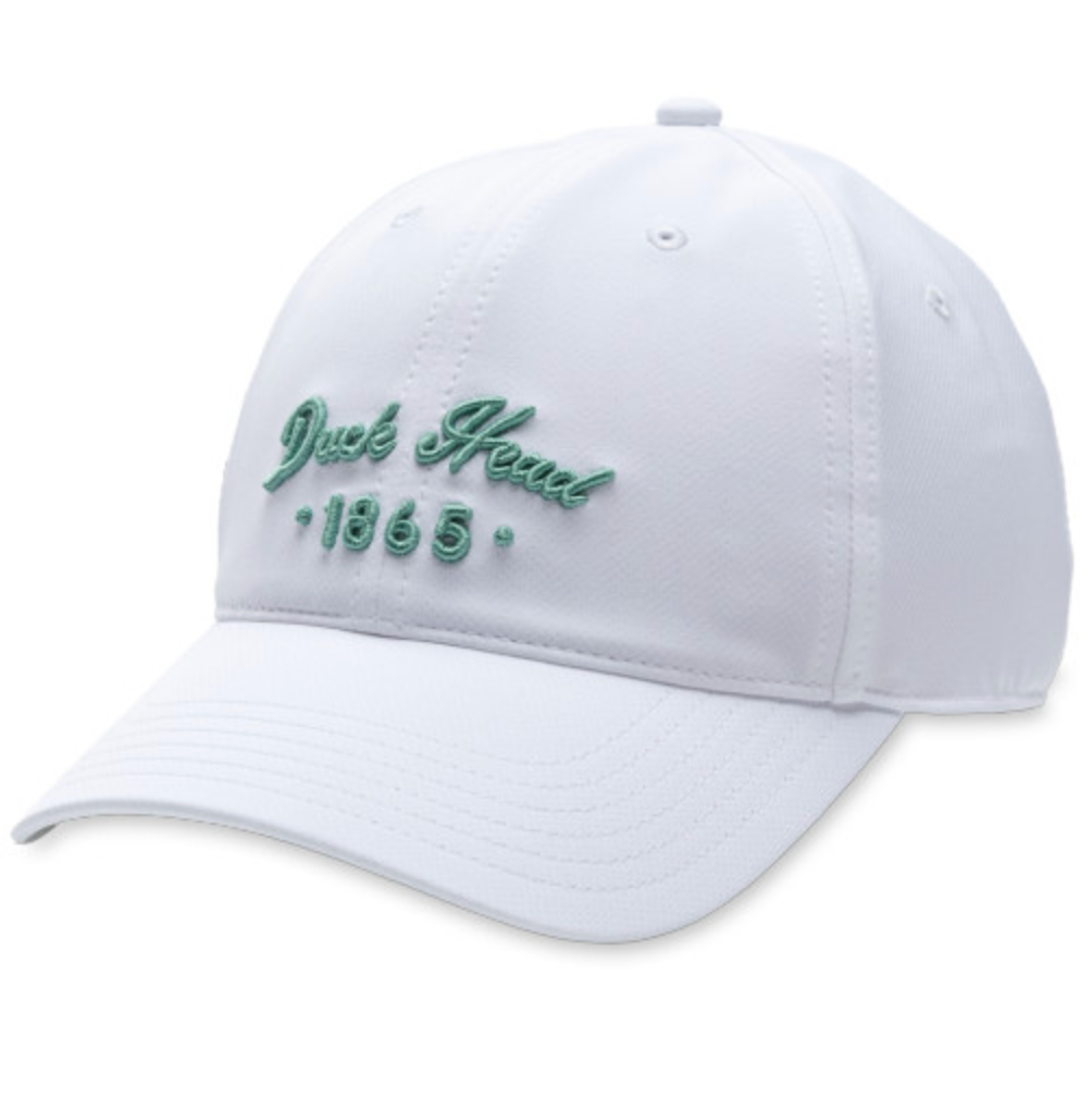 EMBROIDERY PERFORMANCE HAT WHITE