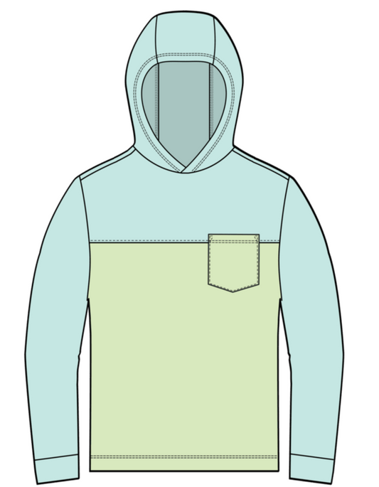 Toddler Colorblock Bamboo Shade Hoodie