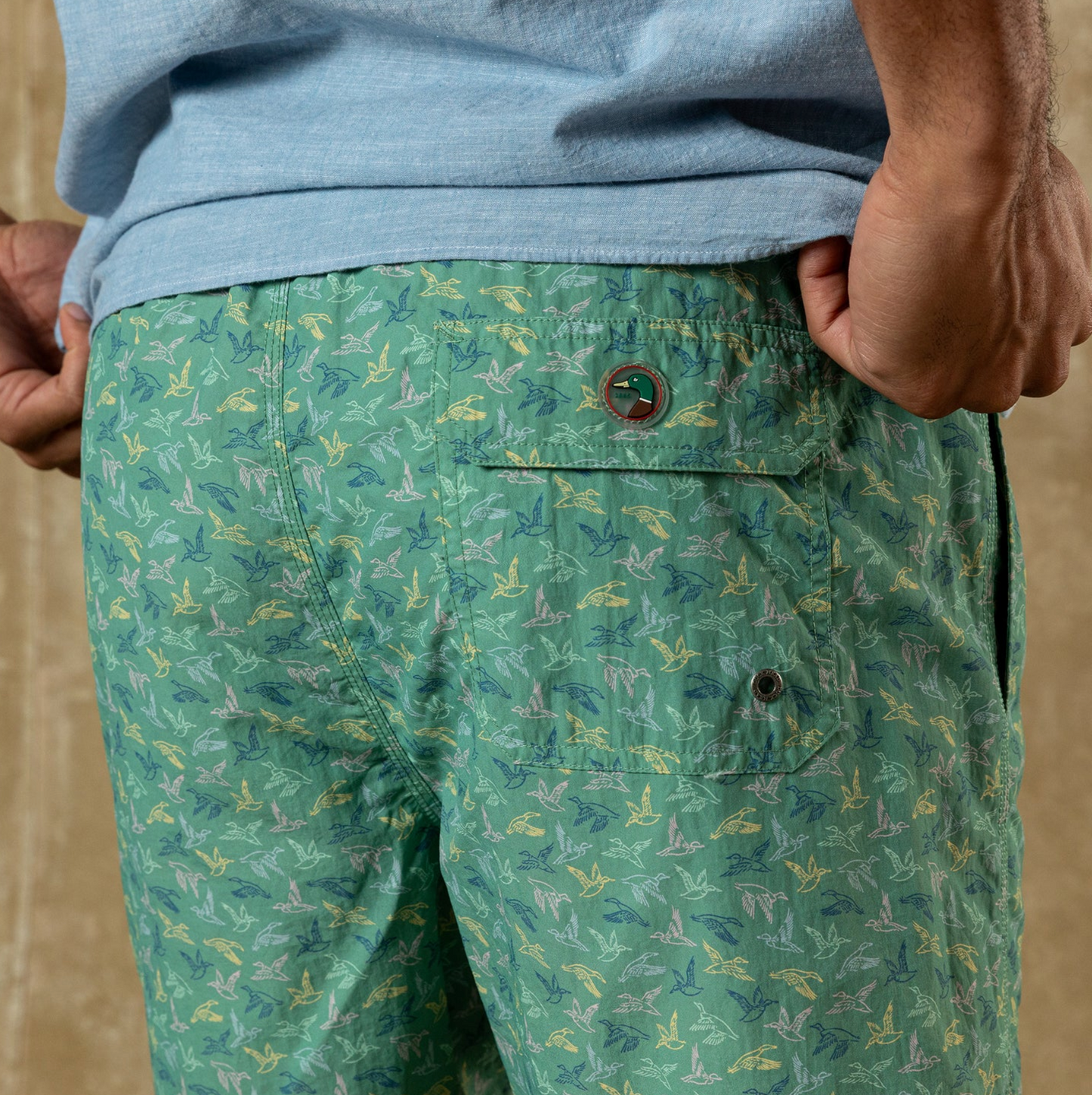 6in Print Sailport Swim