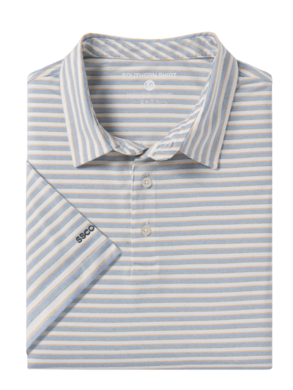 Cahaba Heather Stripe Polo