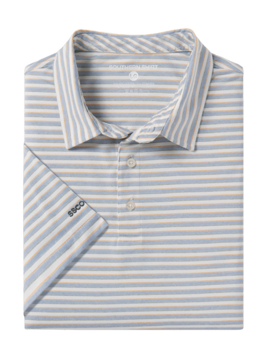 Cahaba Heather Stripe Polo