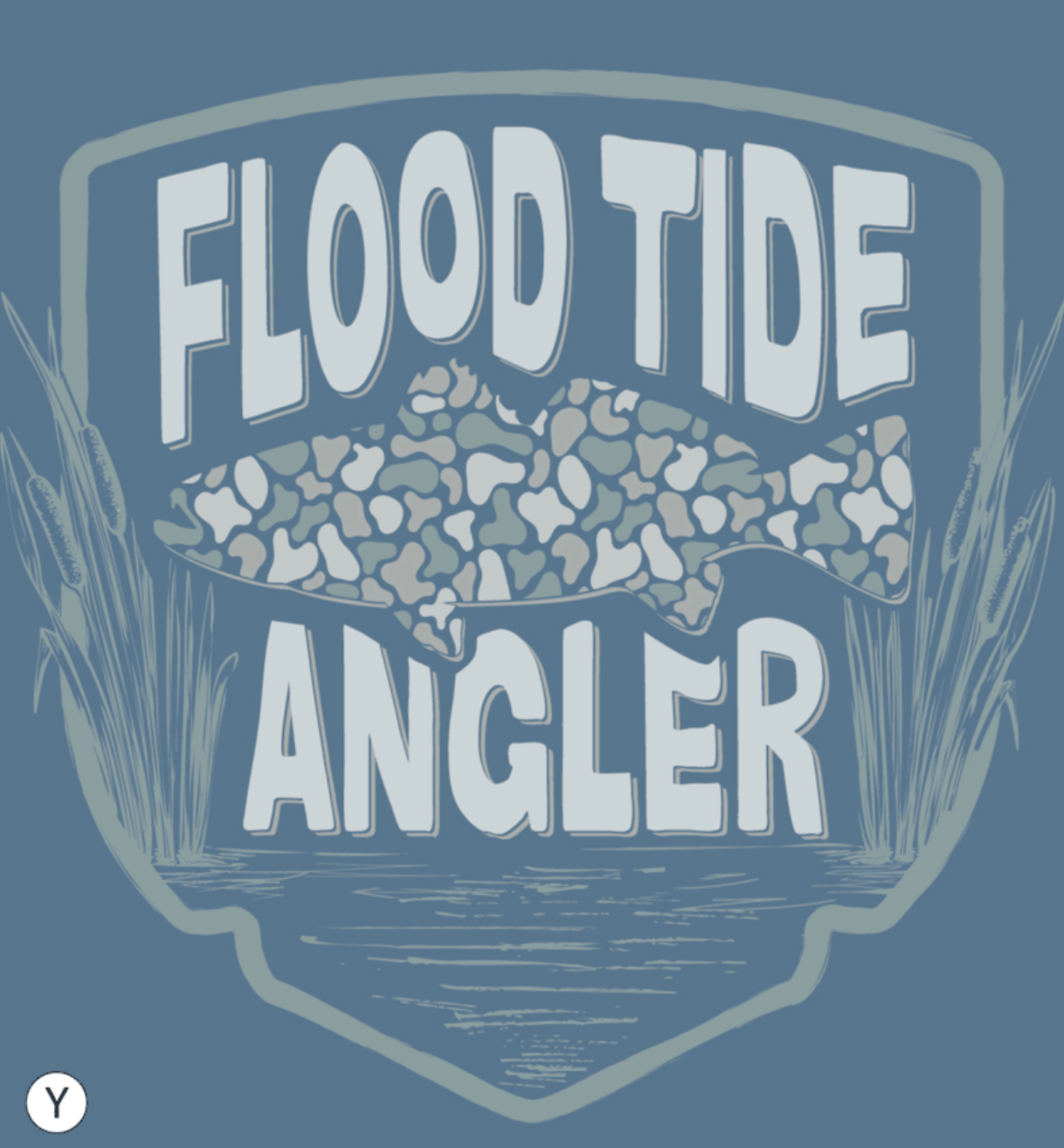 Youth Flood Tide Camo Tee SS