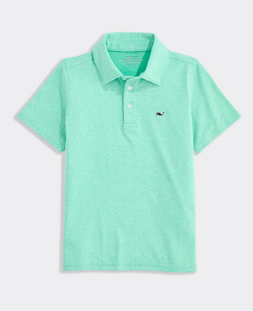 Boys' Performance St. Jean Stripe Polo Sankaty Polo