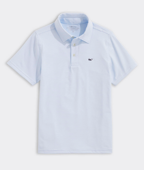 Boys' Performance St. Jean Stripe Polo Sankaty Polo
