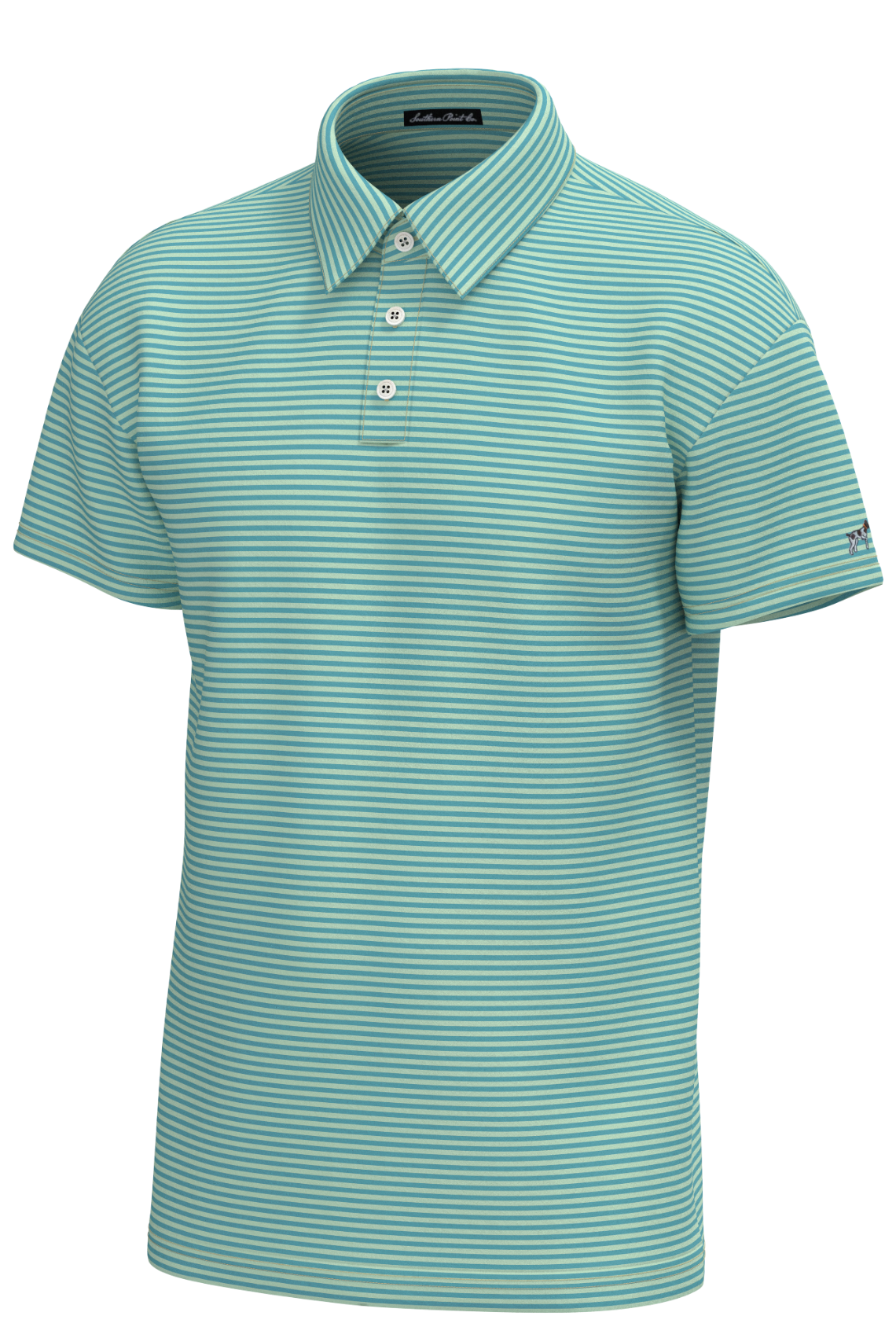 Morgan Stripe Performance Polo