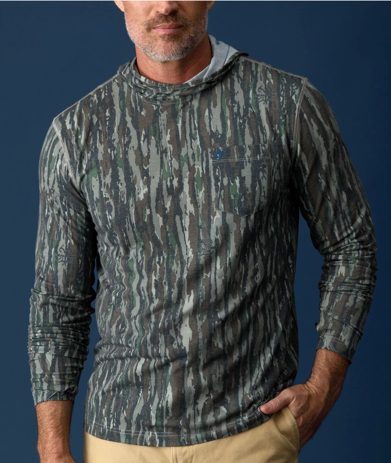 Realtree LS WINDWARD PERFORMANCE HOODED T-SHIRT