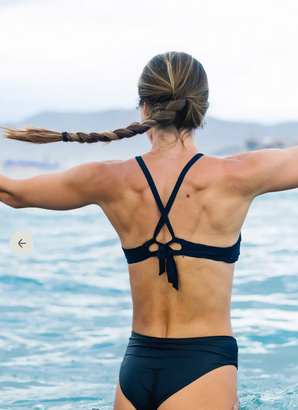 Women's Wavebound Cross-Tie Bikini Top