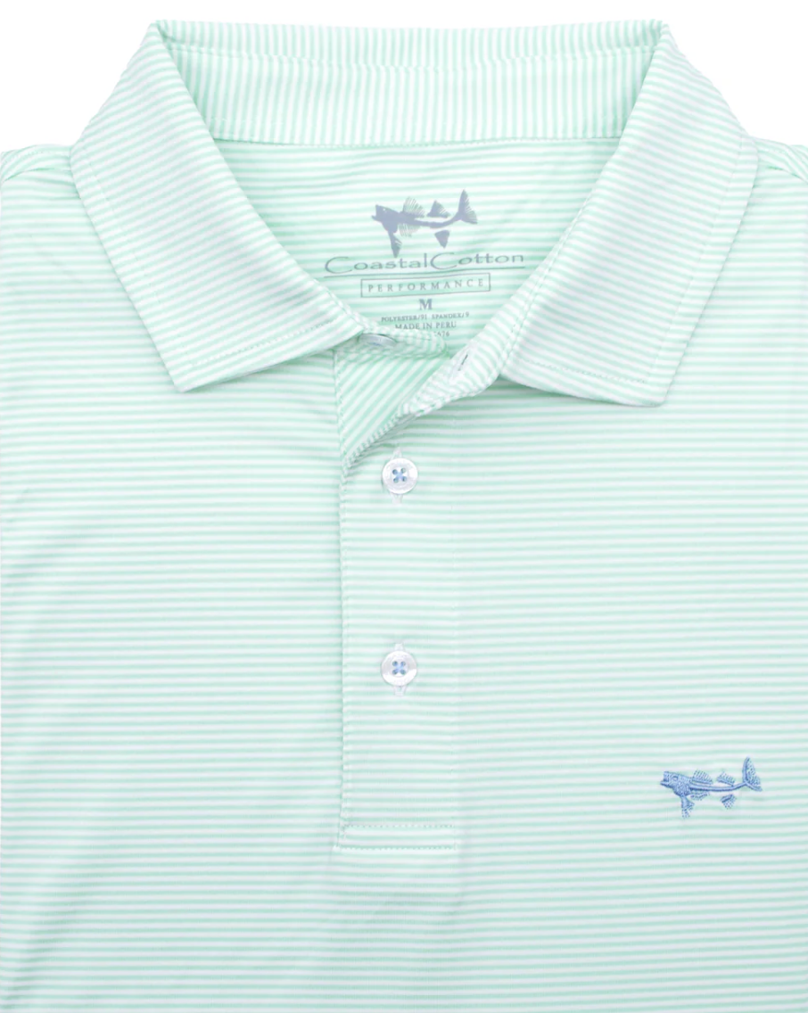 Coastal Cotton Performance Polo