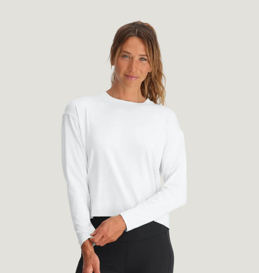 Women's Bamboo Crossover Longsleeve