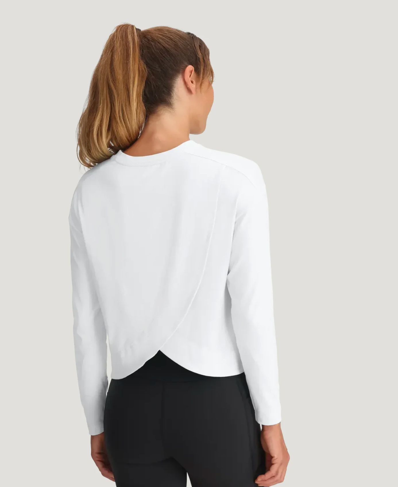 Women's Bamboo Crossover Longsleeve