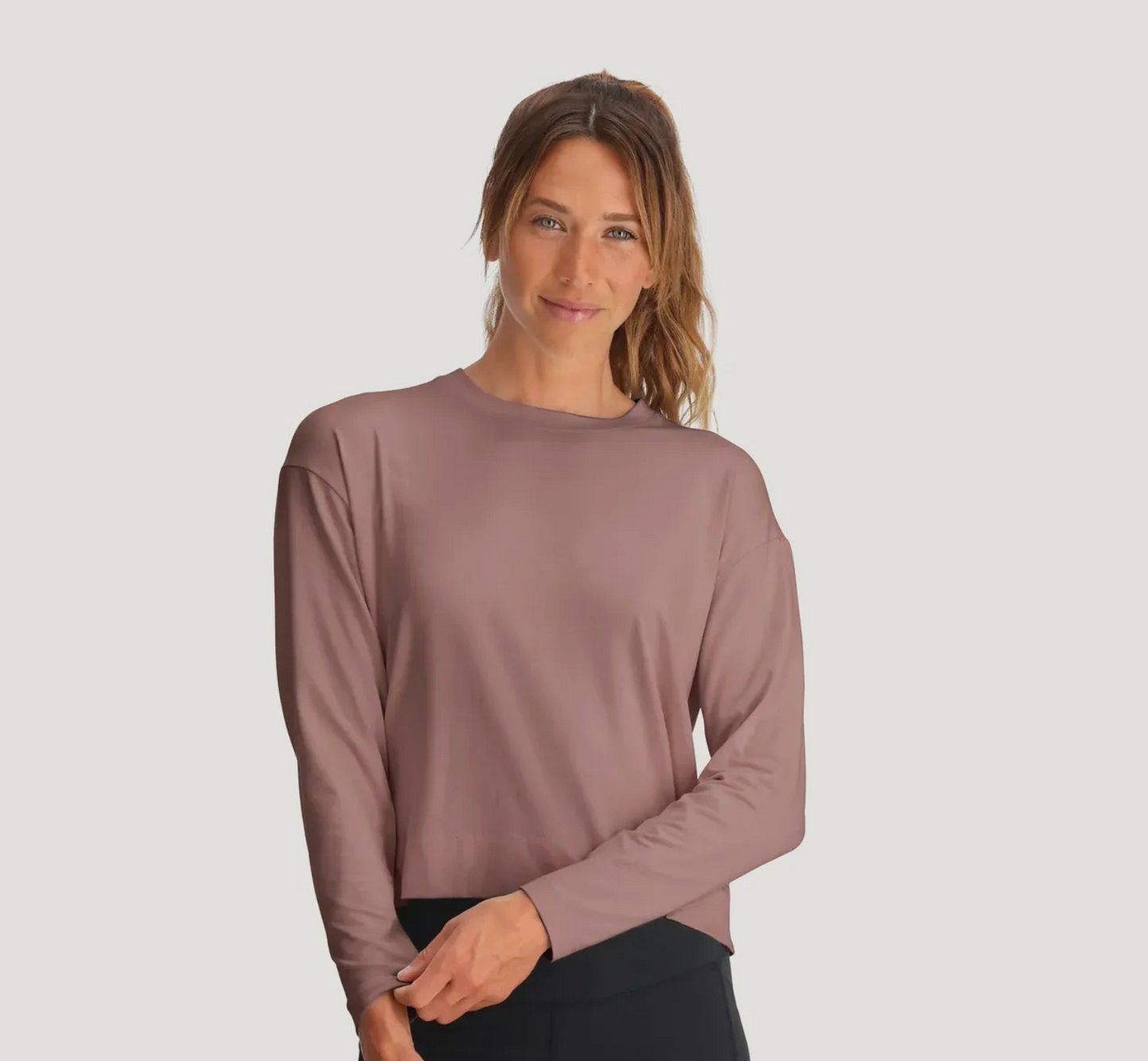 Women's Bamboo Crossover Longsleeve