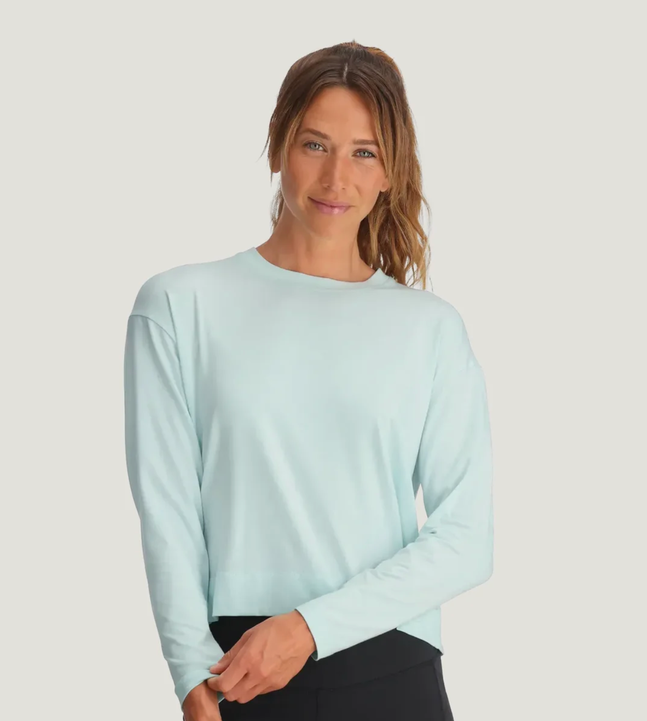 Women's Bamboo Crossover Longsleeve