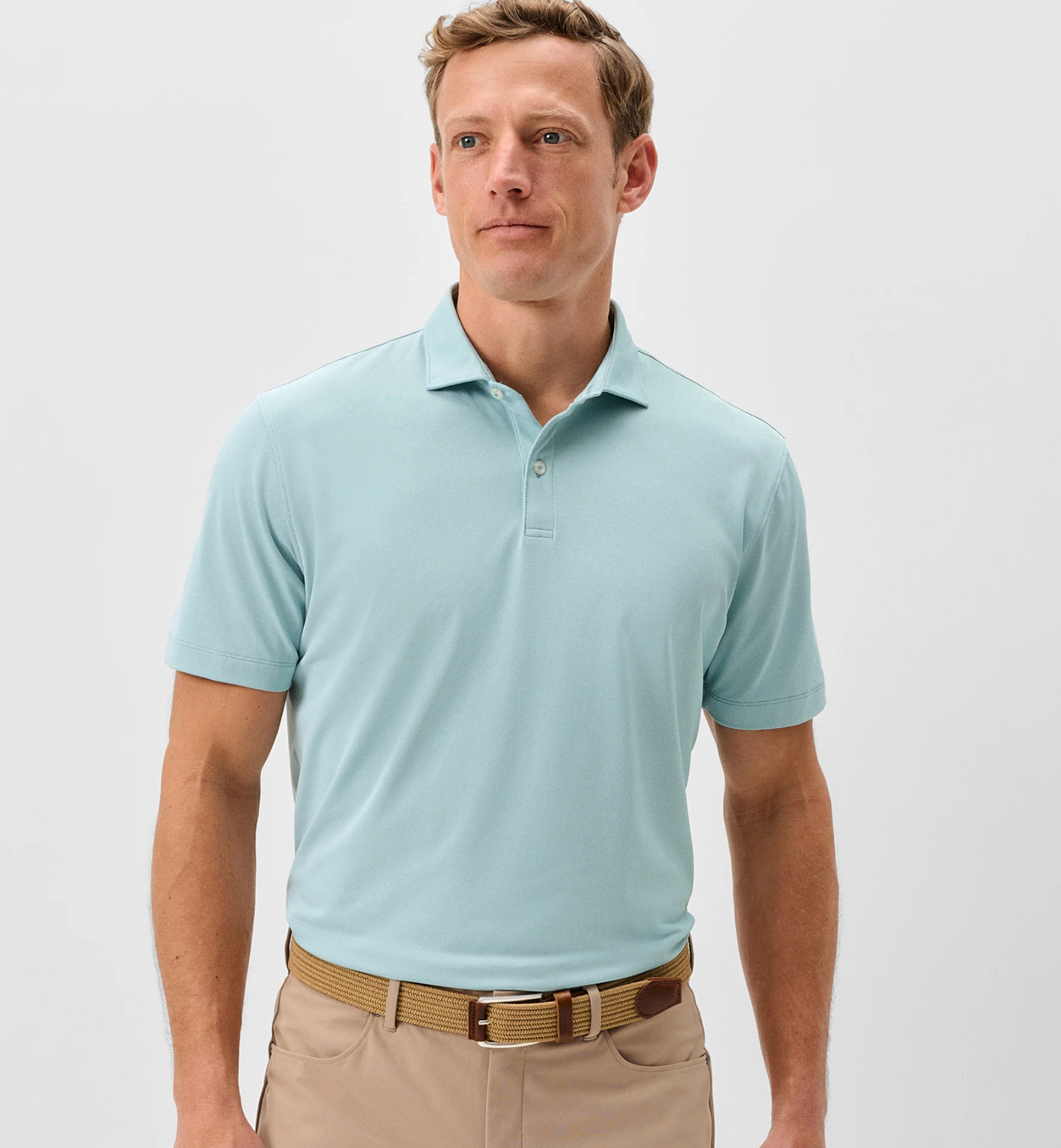 Mesh Solid Polo