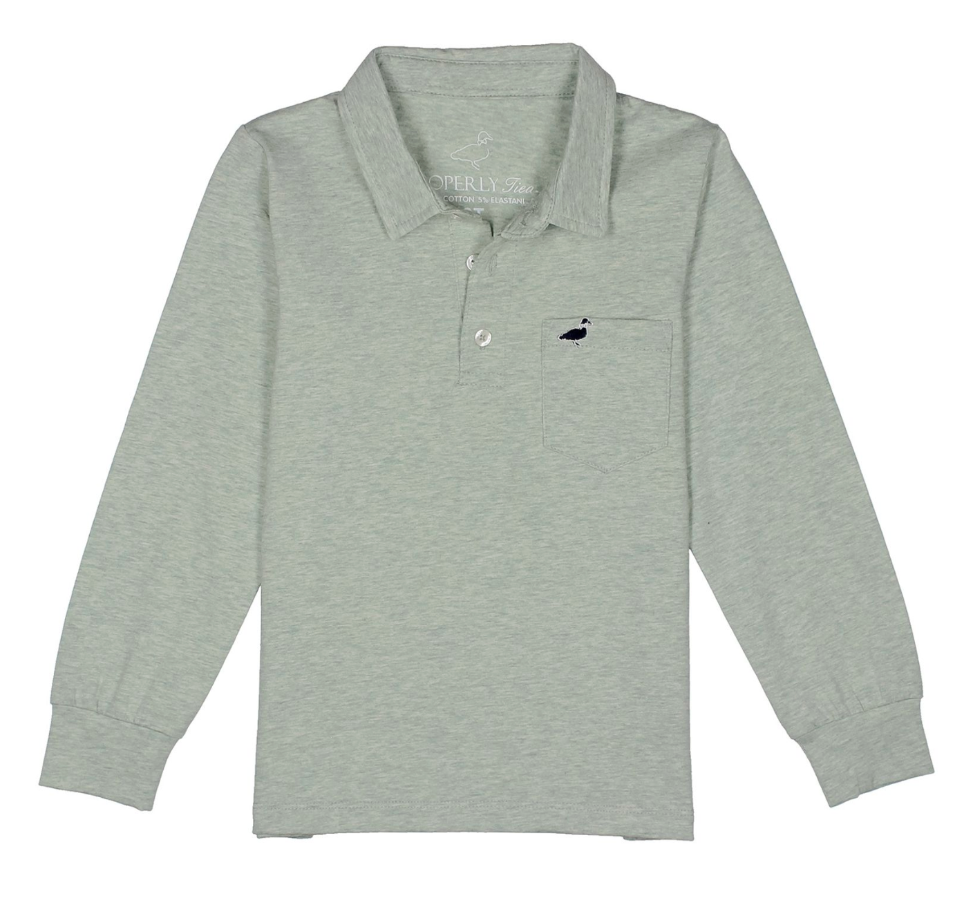 Boys Harrison Pocket Polo LS