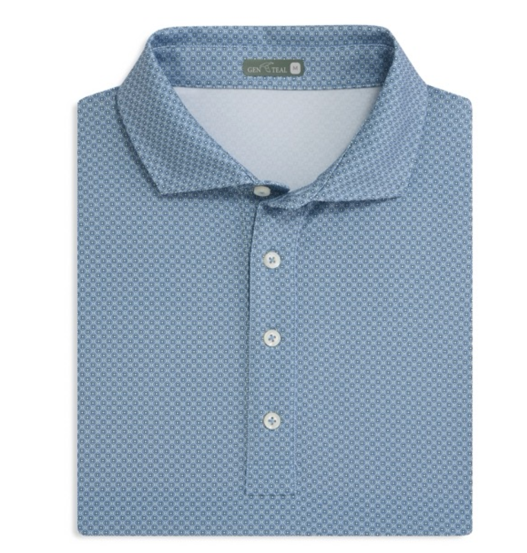 Bluestone Axis Printed Performance Polo