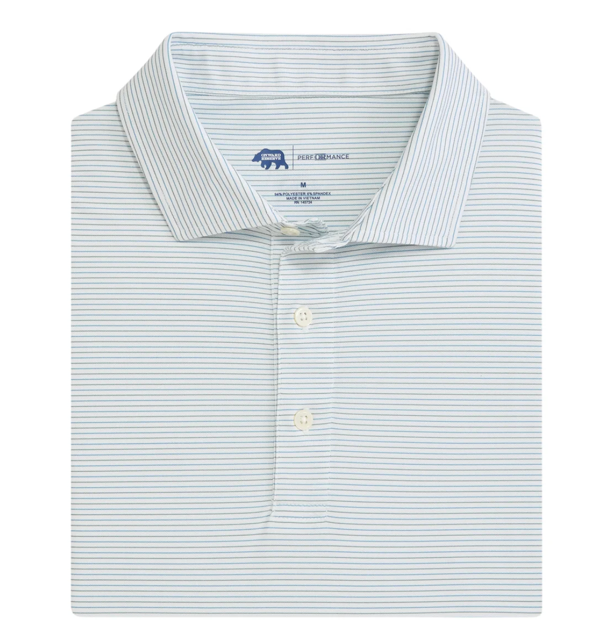 Tour Stripe Performance Polo