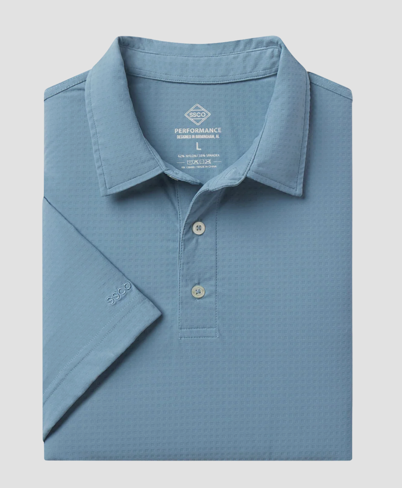 Next Level Performance Polo Blue Wing