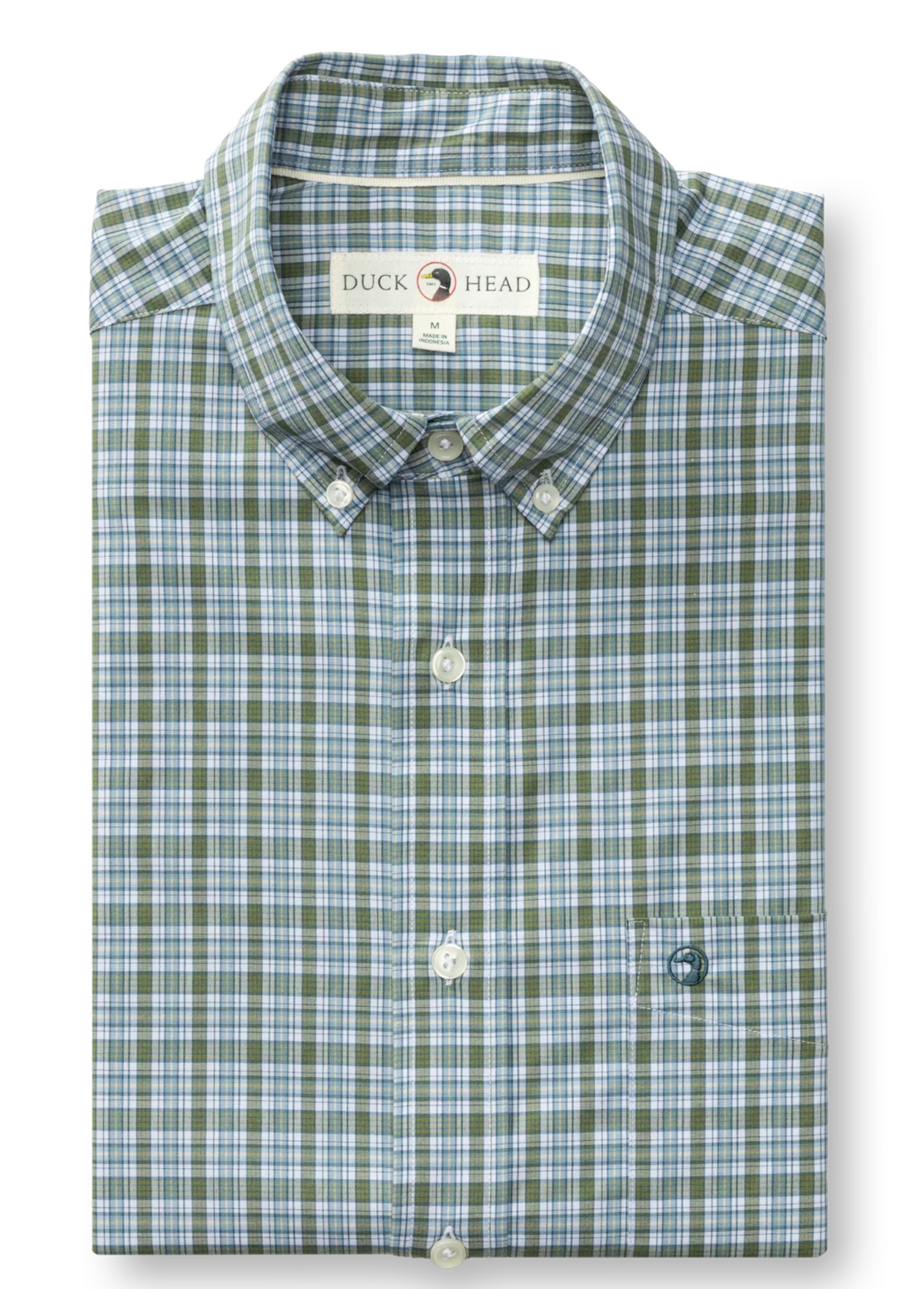 LS PERFORMANCE POPLIN SPORTS SHIRT - DENTON PLAID