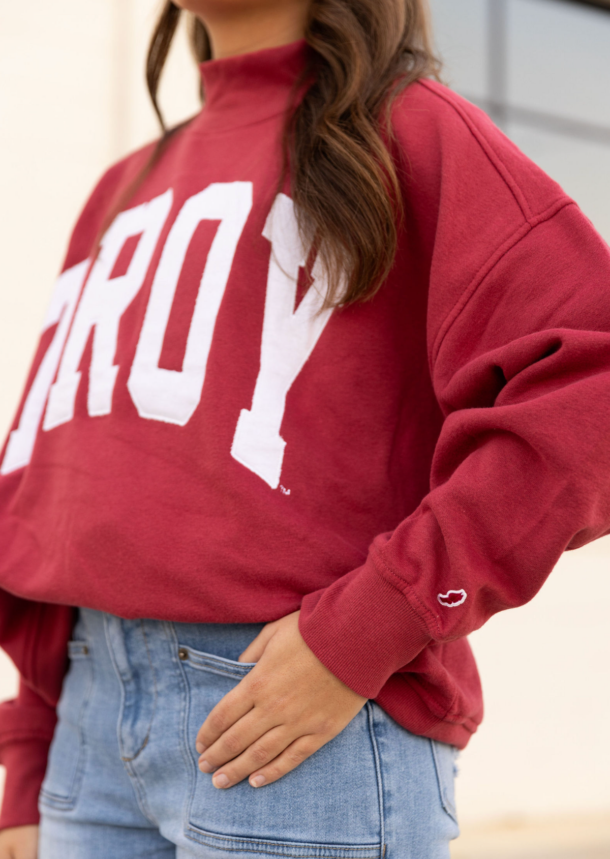 PRE-ORDER!!! Troy Mock Neck Sweatshirt