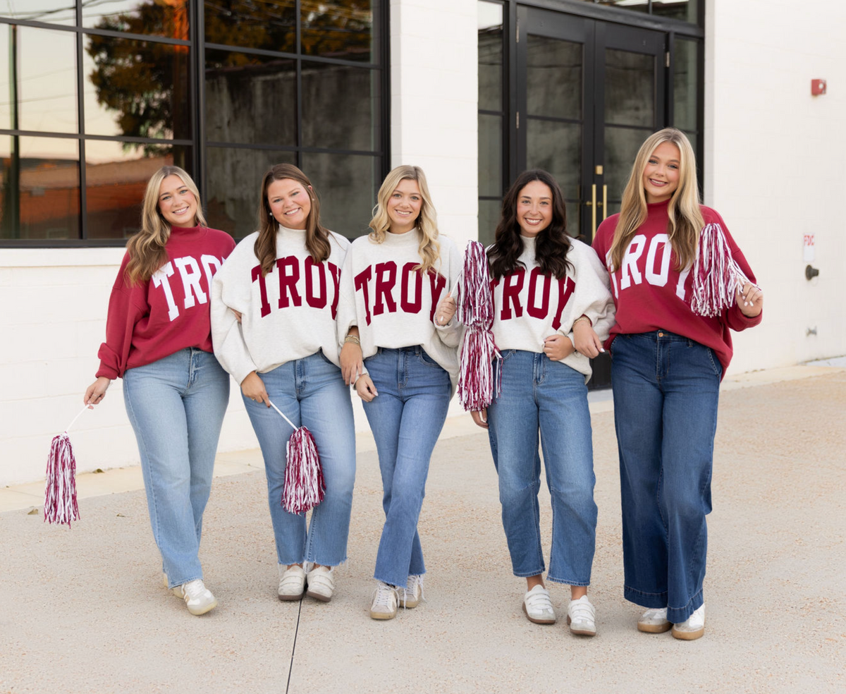 PRE-ORDER!!! Troy Mock Neck Sweatshirt