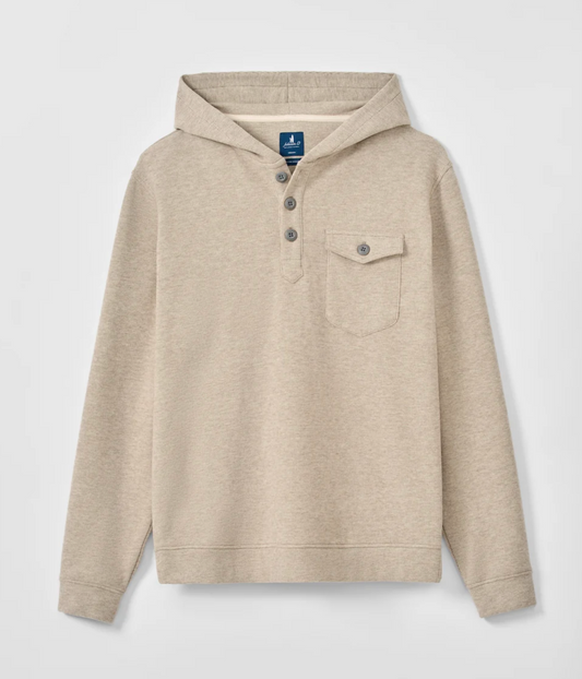 Button Henley Hoodie