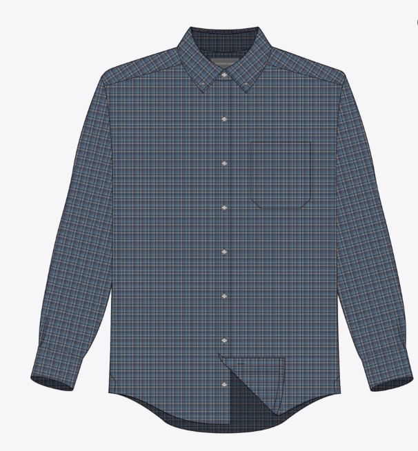 Shoal Creek Plaid LS