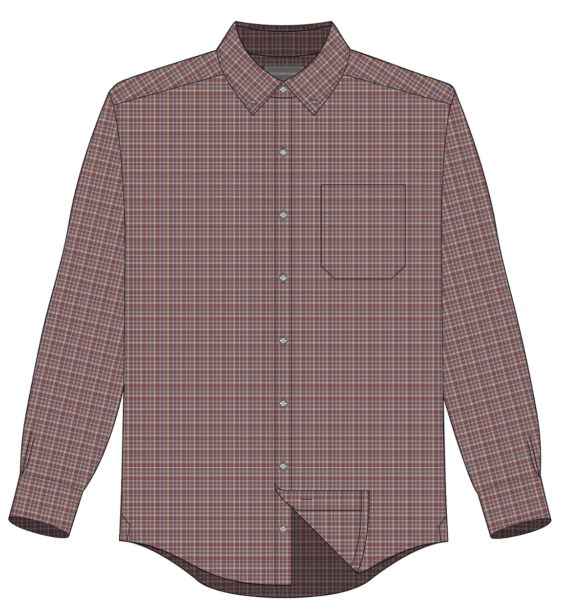 Boone Plaid LS Button Down