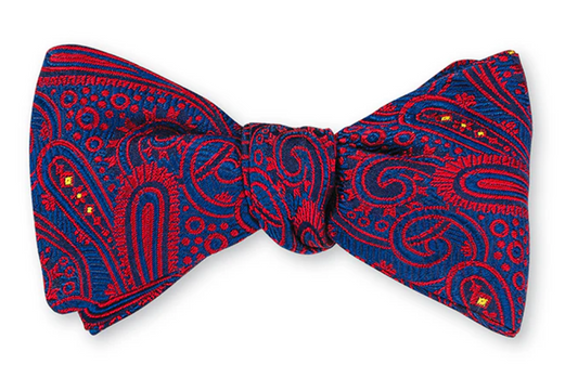 Chastain Paisley Bow Tie