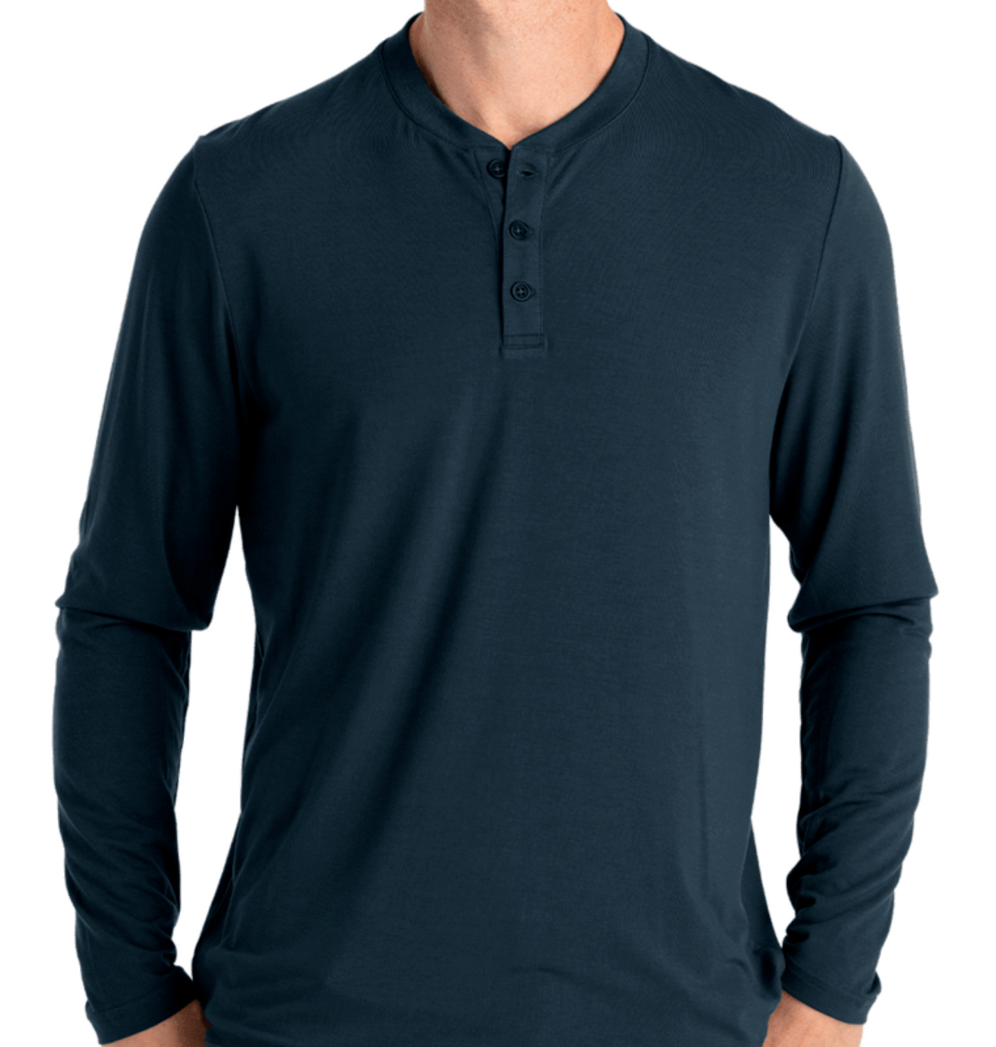 Men's Bamboo Flex Long Sleeve Henley