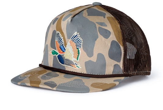 Youth Cap Retro Camo Duck