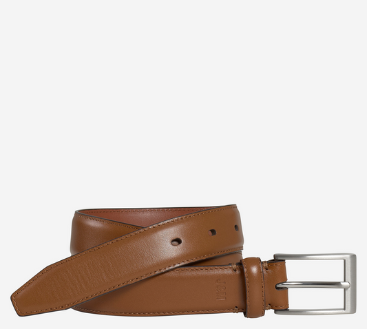 Boys J&M Belt Tan Dress