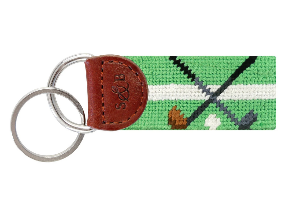 Crossed Clubs Key Fob