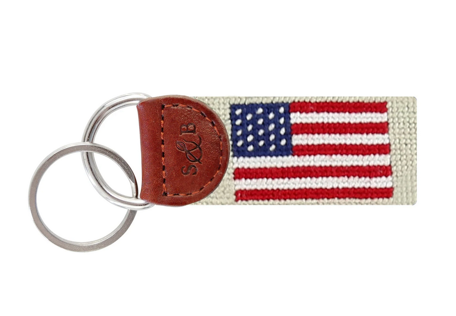 American Flag Key Fob