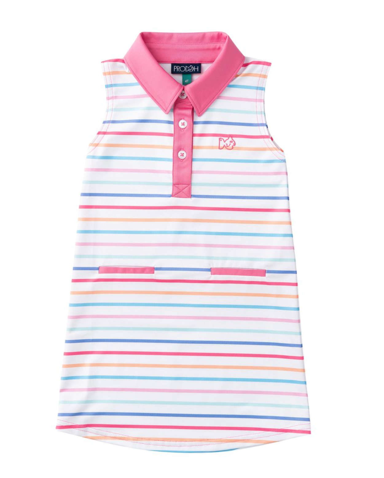 Girls' Sleeveless Pro Performance Polo Dress