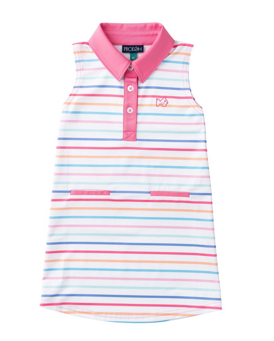 Girls' Sleeveless Pro Performance Polo Dress