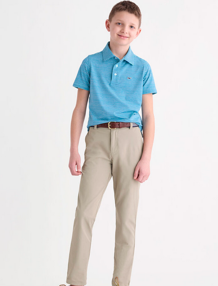 Boys' Performance Bradley Stripe Sankaty Polo