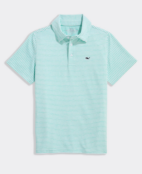Boys' Performance Bradley Stripe Sankaty Polo