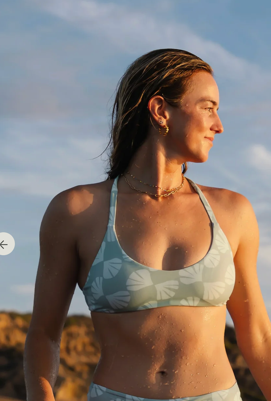 Women's Wavebound Cross-Tie Bikini Top
