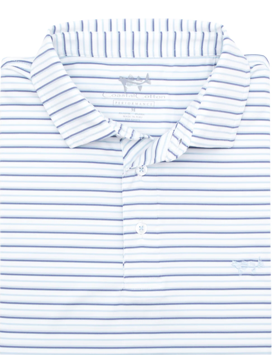 Coastal Cotton Performance Polo